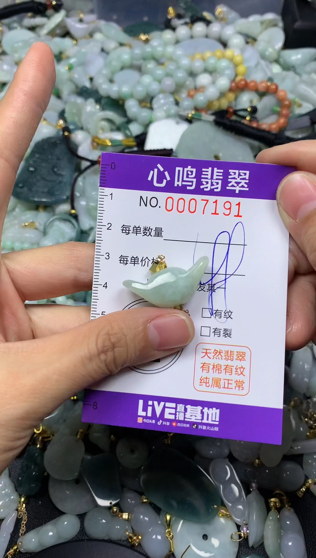 【闪购商品】翡翠颈饰未镶嵌闪购007191