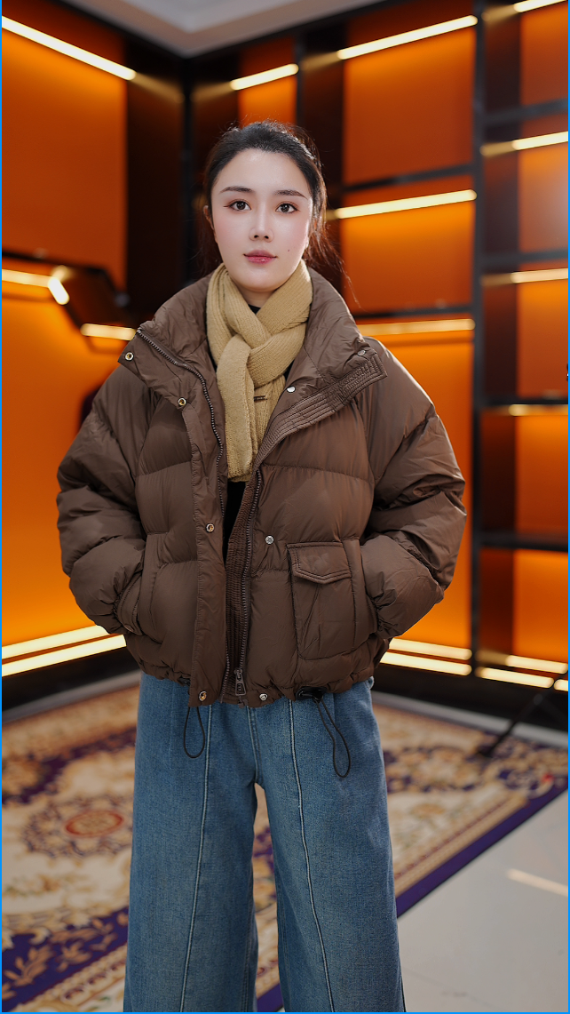 2025新款短款保暖羽绒服