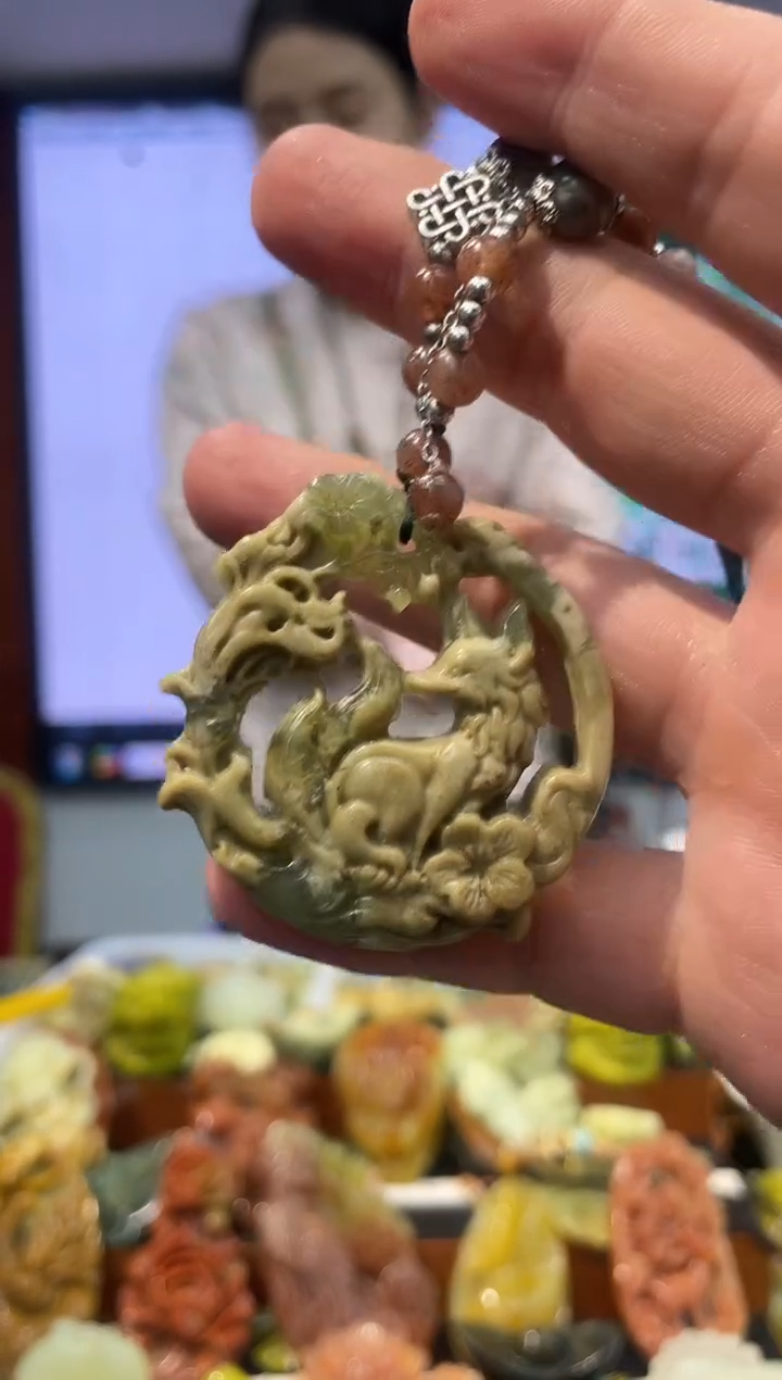 【闪购商品】岫玉吊坠未镶嵌·