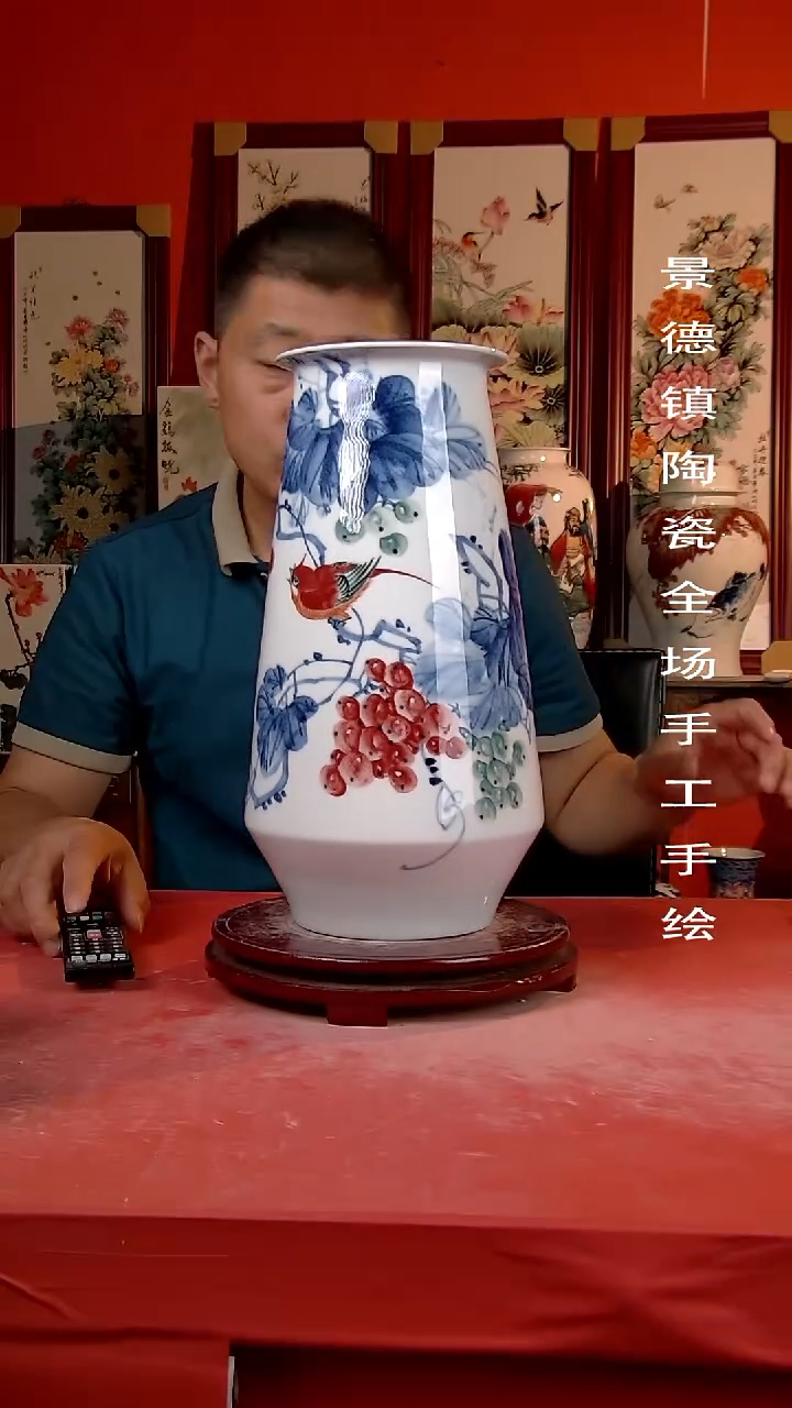 摆件景德镇陶瓷 手工手绘61