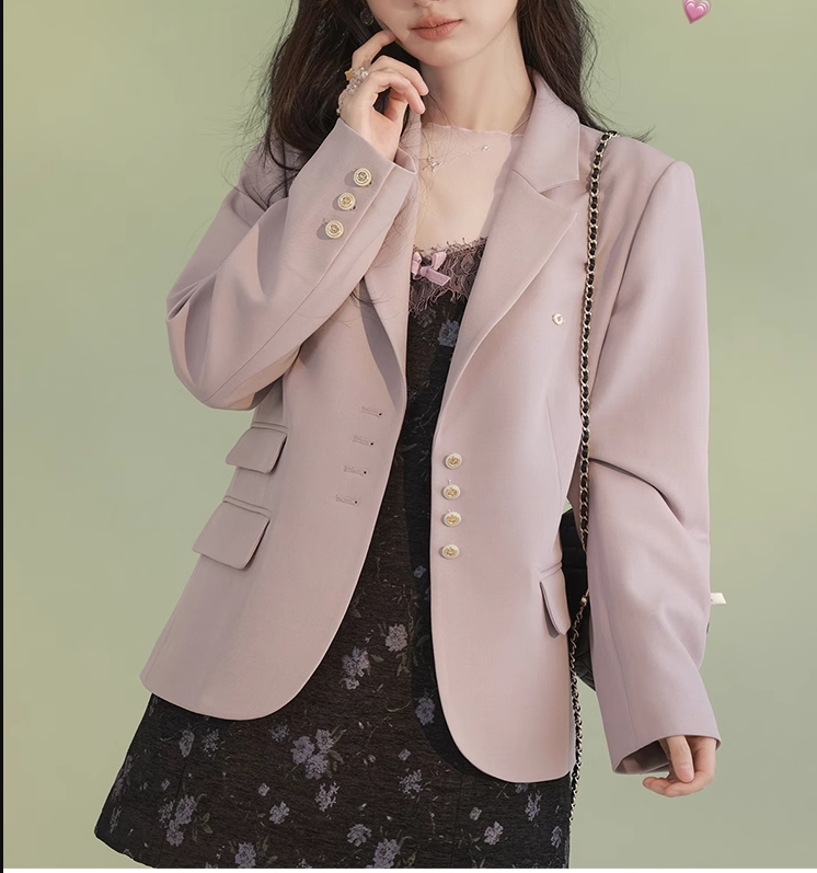 短外套小香风气质针织短款时尚百搭复古春季春秋休闲女士毛呢#0DX