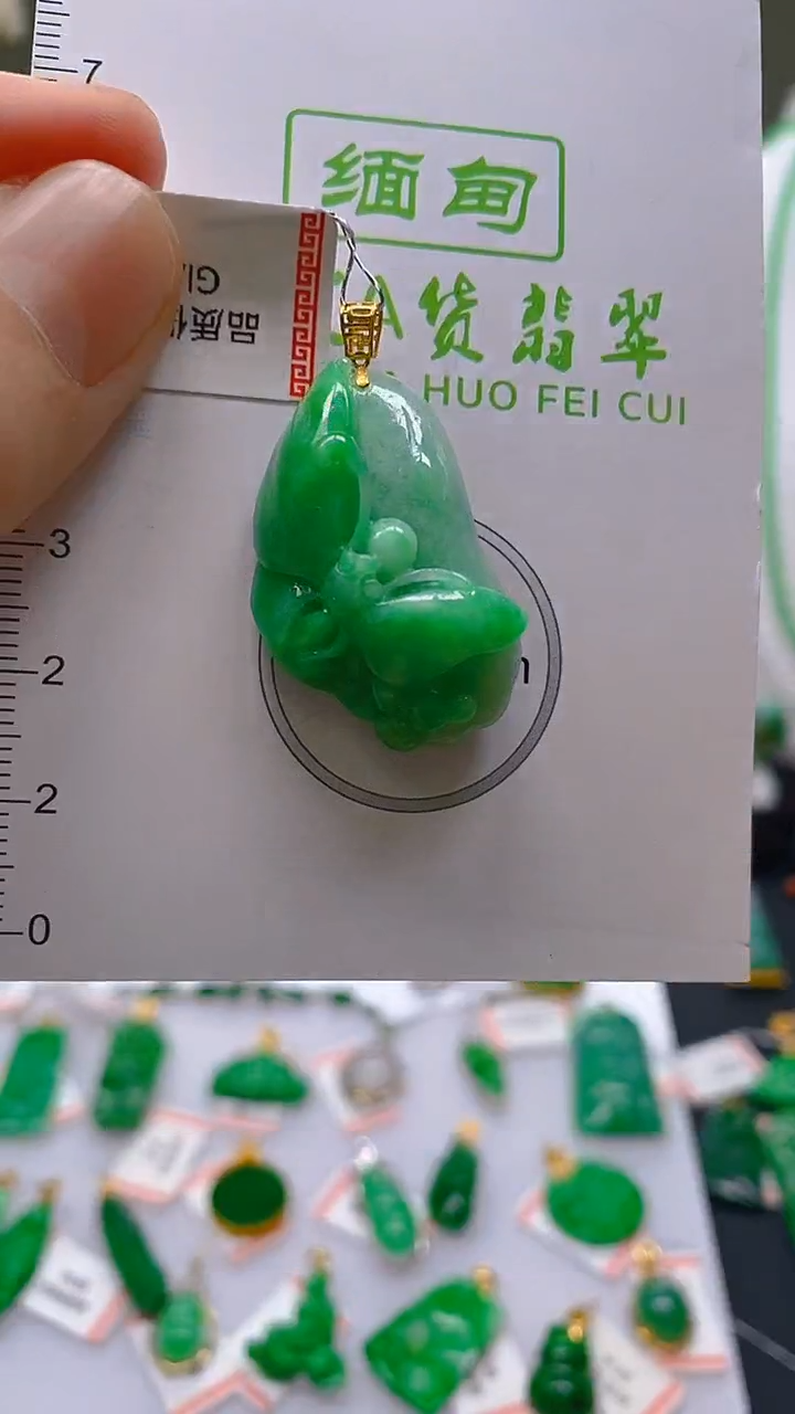 【闪购商品】翡翠颈饰18K金镶嵌 新号开播，全场乱卖