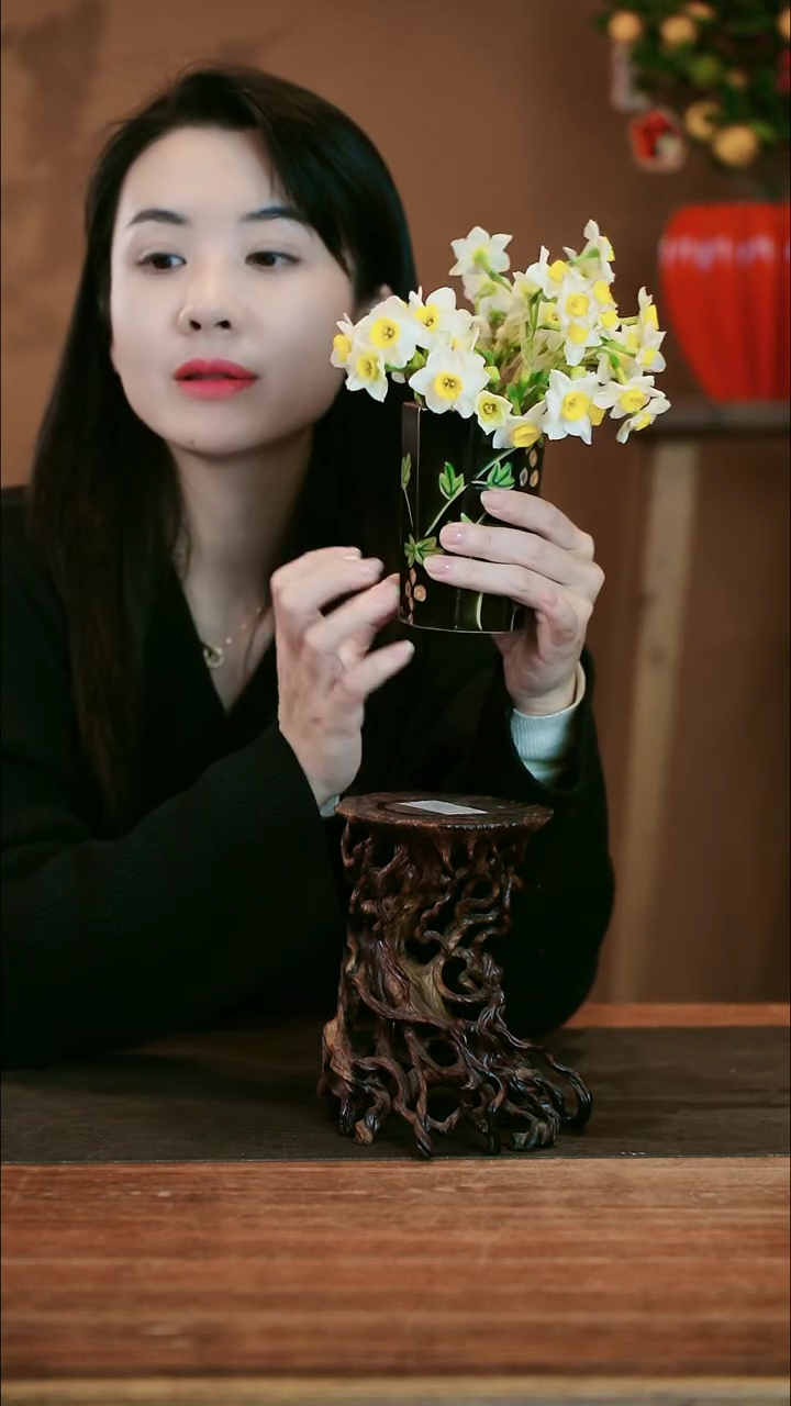 【闪购商品】盆景雕刻水仙