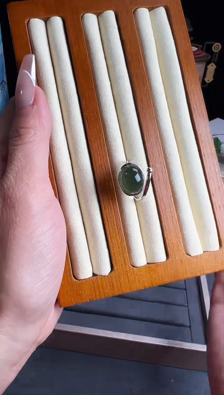 【闪购商品】水晶戒指银S925镶嵌发一（06）