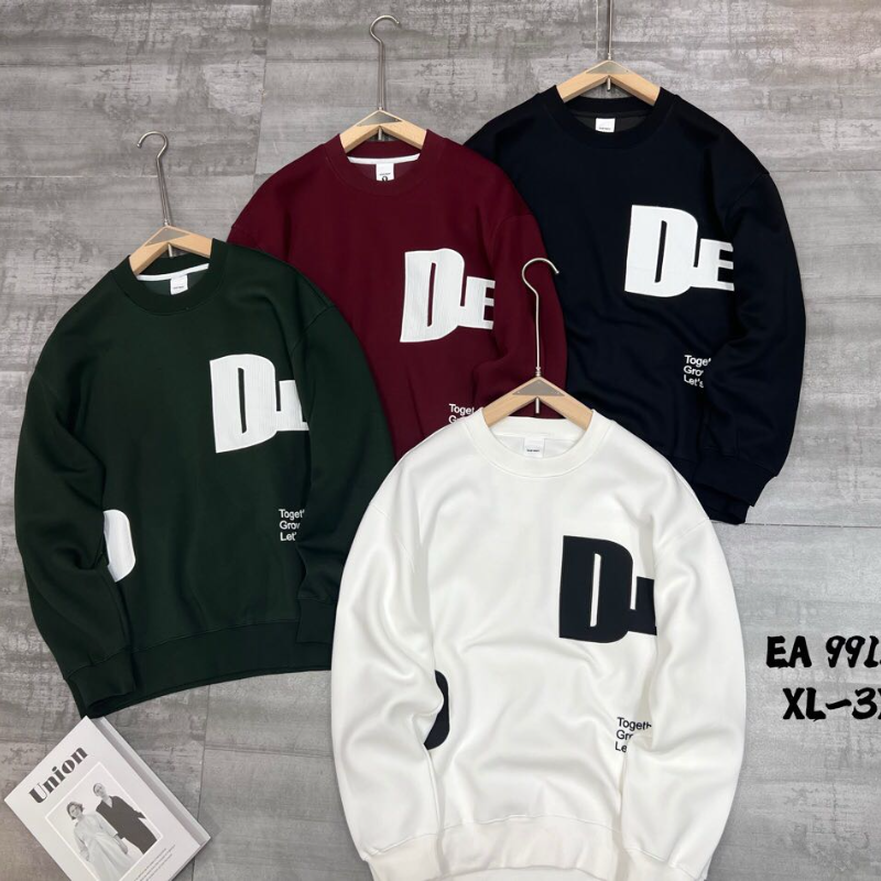 【加厚卫衣】-HCE-9913-欧潮阔版私服卫衣男女同款--