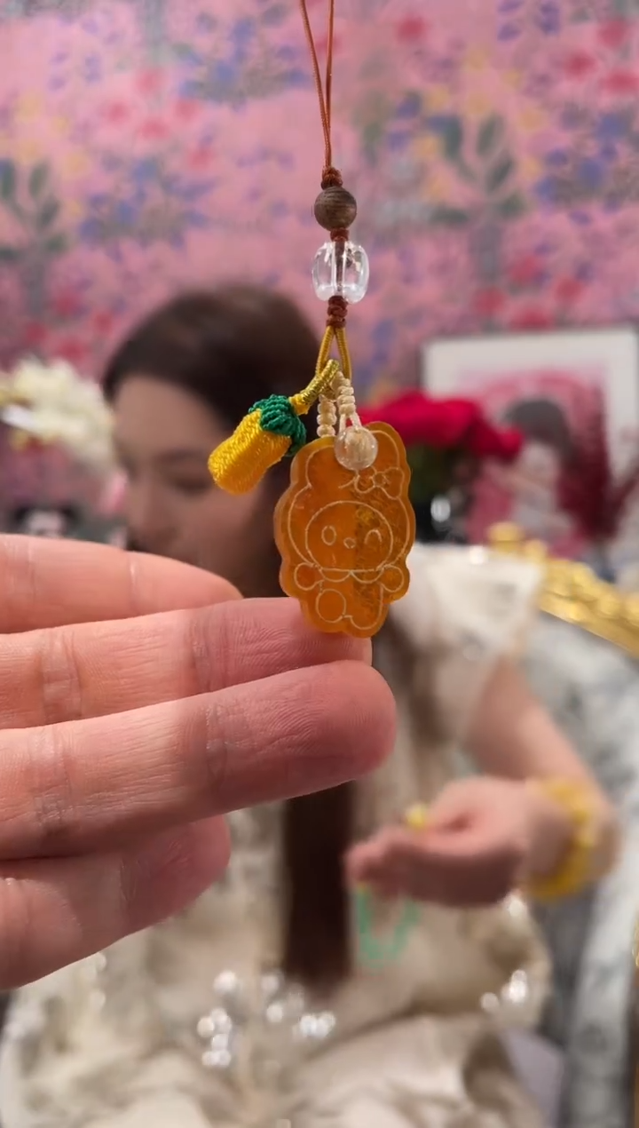 【闪购商品】蜜蜡裸石未镶嵌蜜蜡手机链