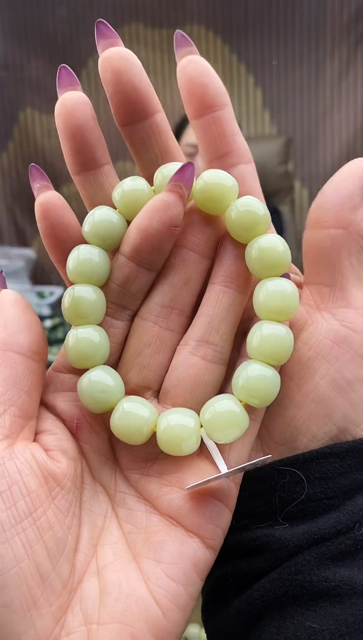 未镶嵌手串和田玉老型黄口14