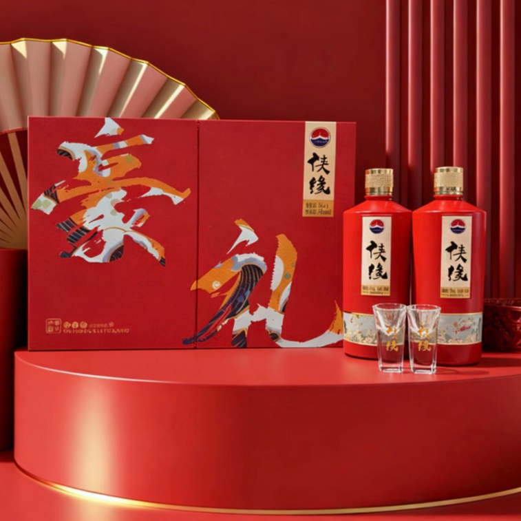 侠缘豪礼酒酱香型礼盒装53%Vol500ml