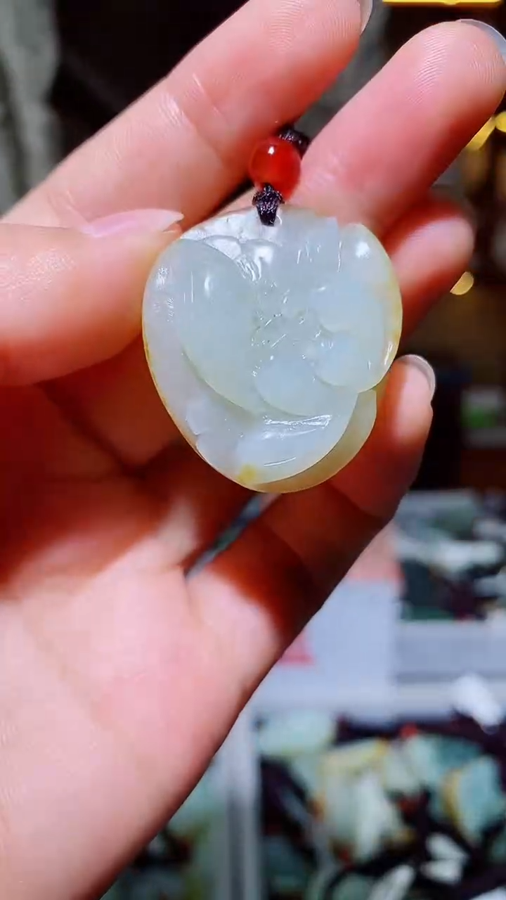 和田玉未镶嵌挂件1
