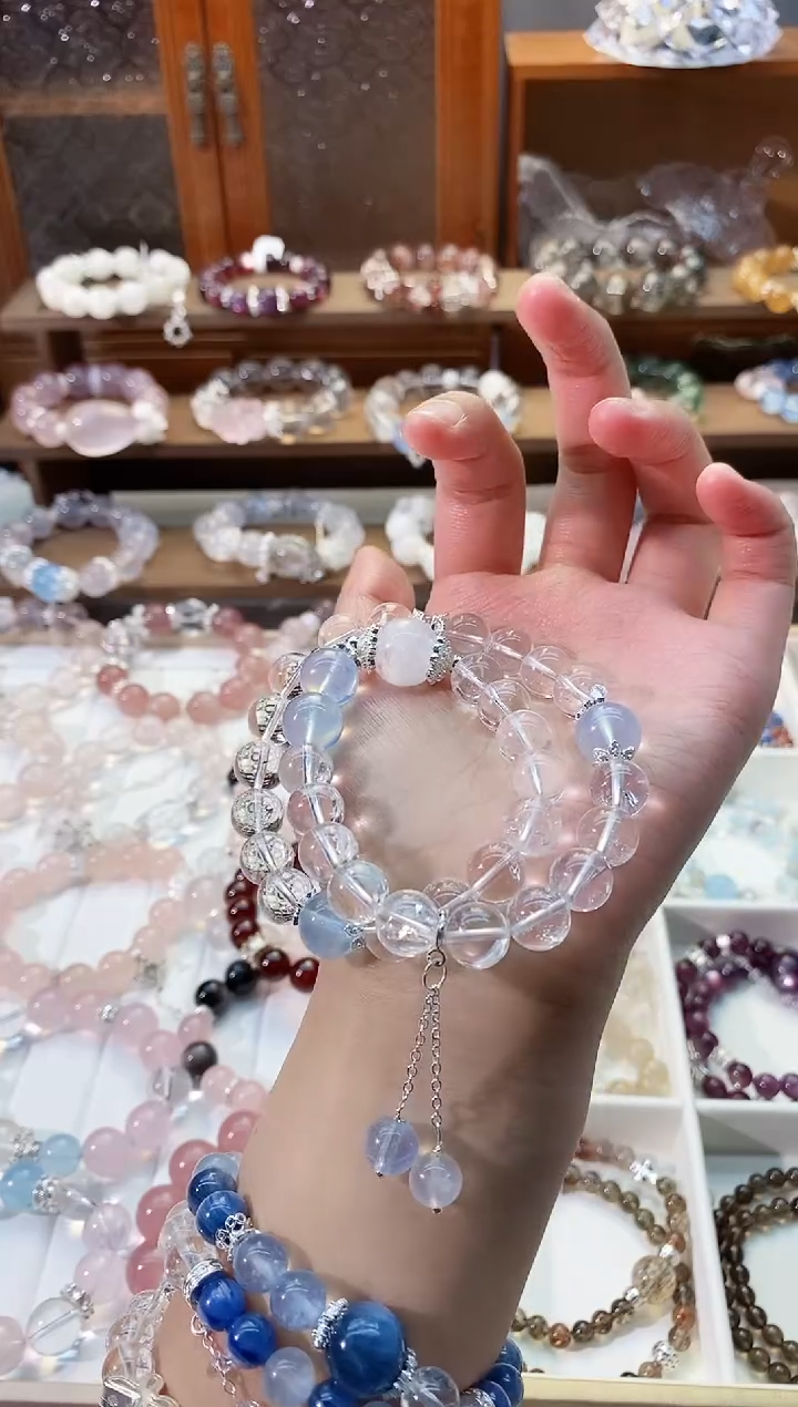 【闪购商品】水晶手串未镶嵌白啊塞手串