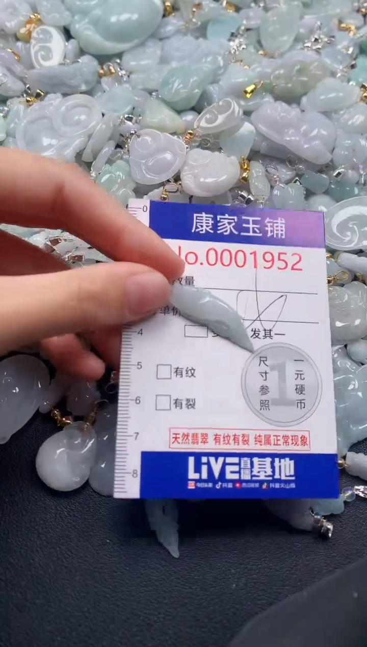 吊坠(不含链)未镶嵌翡翠19521