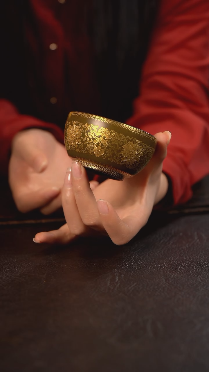 【闪购商品】杯德韶轩堆金茶叶沫繁花似锦罗汉杯