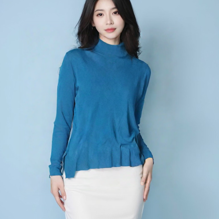 未使用 GUCCI/古驰 未使用Gucci蓝色刺绣针织衫/dd882