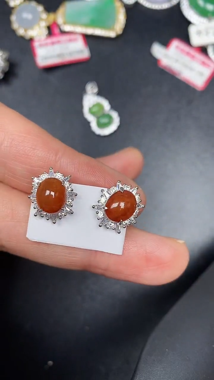 银S925镶嵌戒指翡翠2200