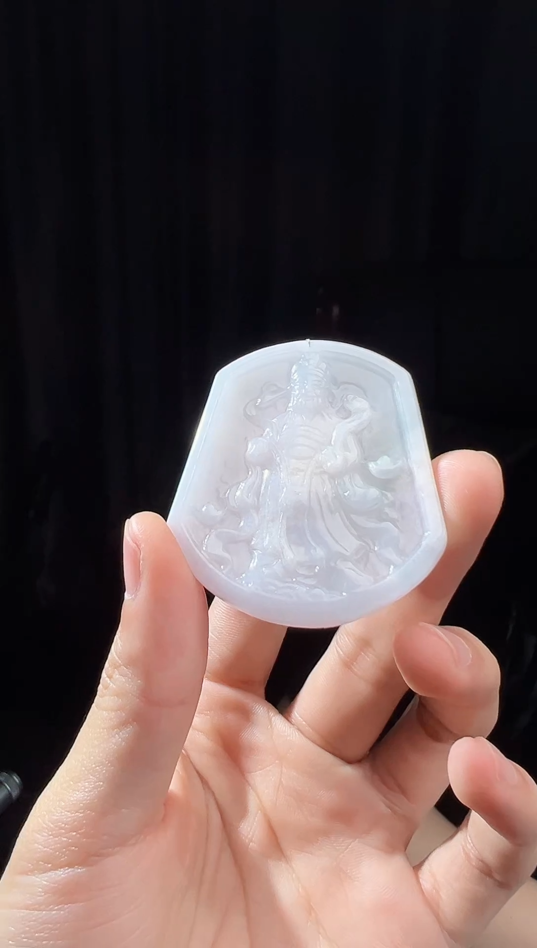 【闪购商品】翡翠颈饰未镶嵌天然翡翠(多样性发)财神12143