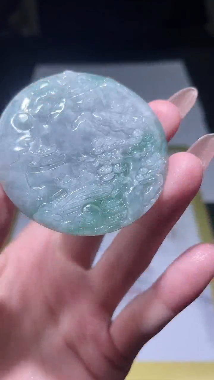 吊坠(不含链)未镶嵌翡翠翡翠挂件 1478