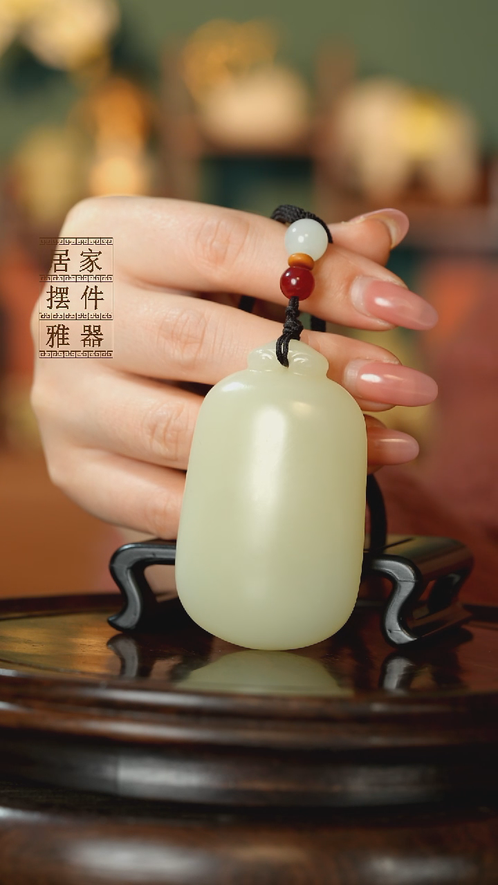 玉《如意手把》摆件