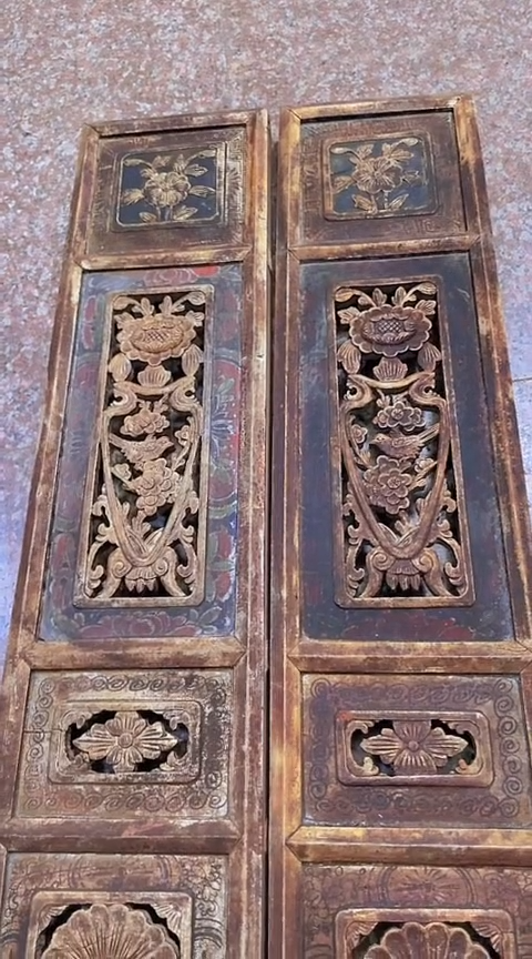 【闪购商品】香榧木2个孤品木雕188