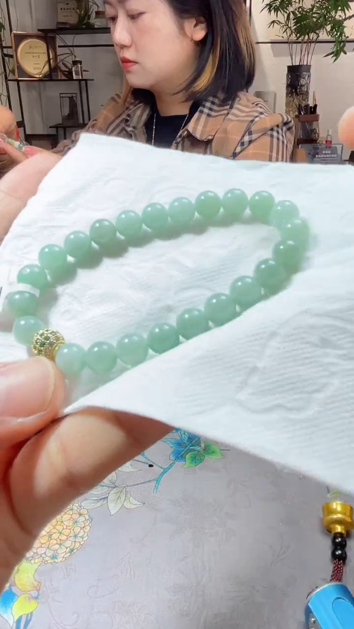 未镶嵌手链翡翠手串