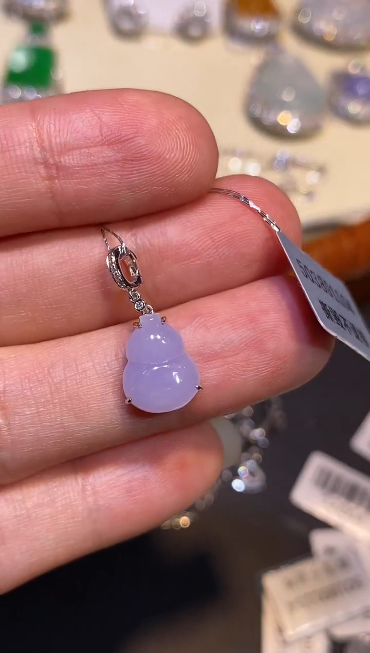 【闪购商品】翡翠18K金镶嵌吊坠(不含链)吊坠