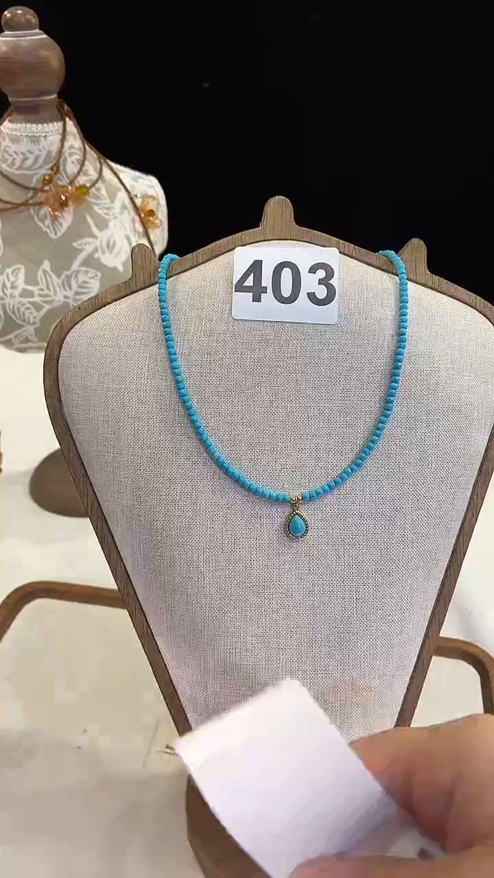 项链钛钢淡水珍珠403