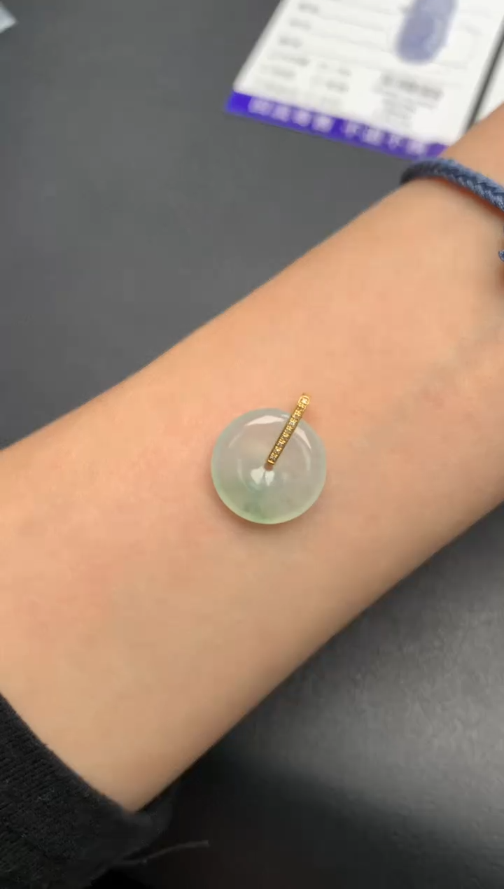 【闪购商品】定制翡翠18K金镶嵌模式推广期24小时鉴赏期