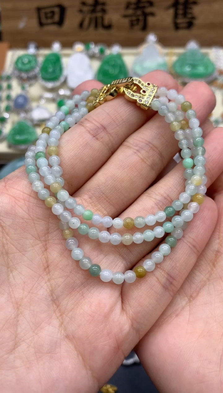 【闪购商品】翡翠手串未镶嵌85-中国好珍宝