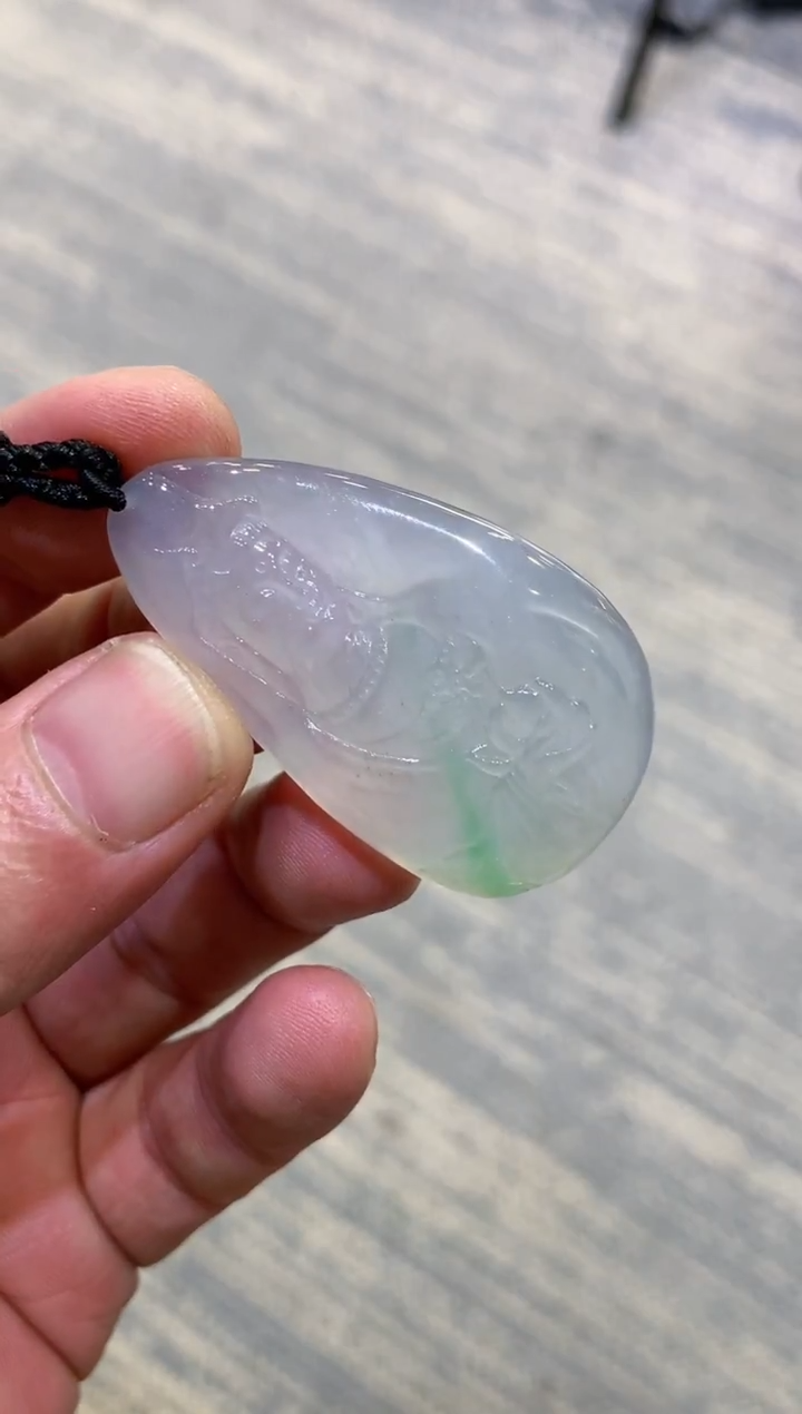 颈饰未镶嵌翡翠天然A货翡翠