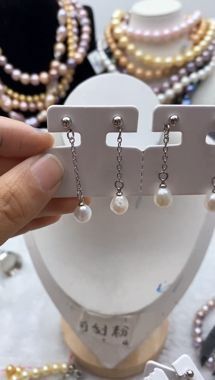 【闪购商品】淡水珍珠颈饰钛钢89