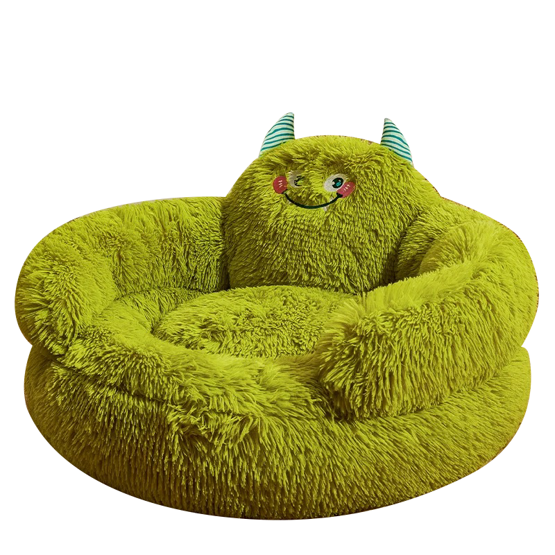 绿色小怪兽沙发猫窝