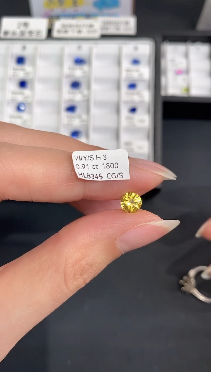 裸石彩色蓝宝石0.91CT HL8345 CG/S