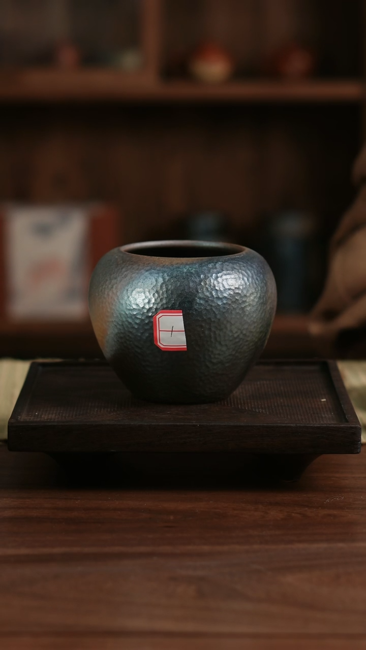 【闪购商品】二生陶作精品柴烧小水盂01