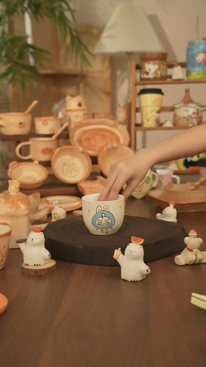 杯子景德镇原创手作陶瓷