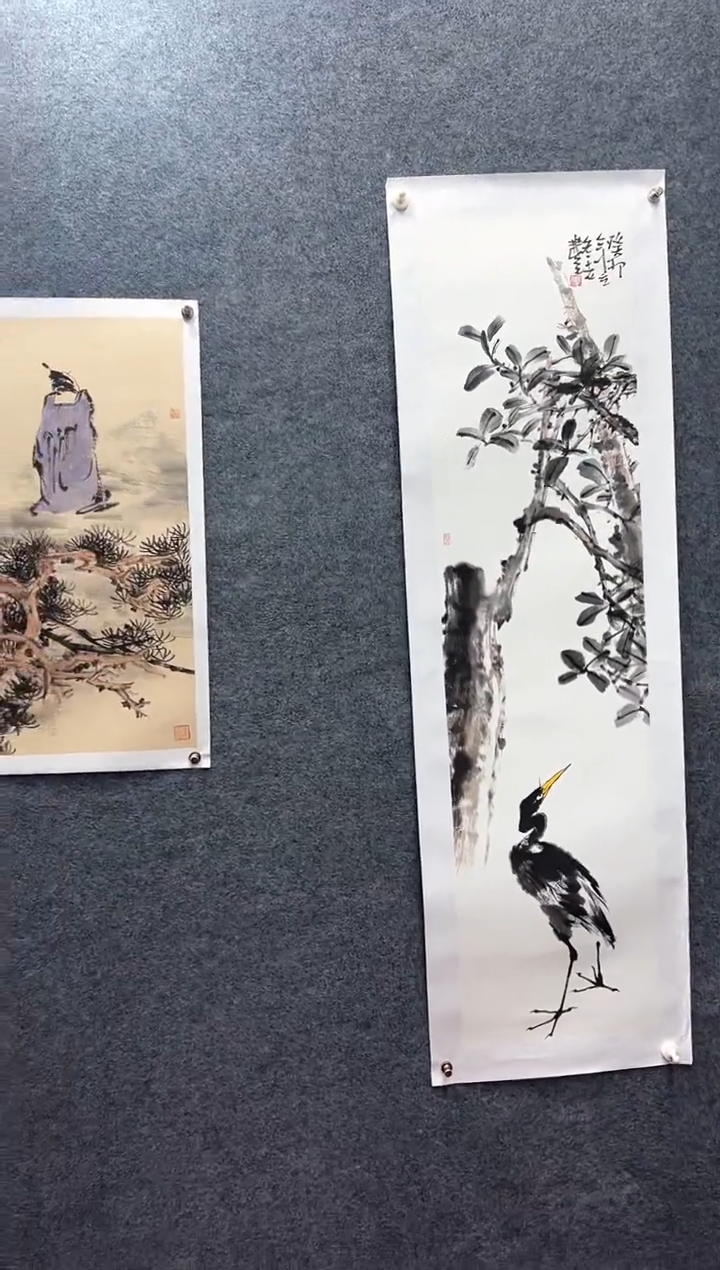 【闪购商品】国画丰海亮/四尺对开/花鸟