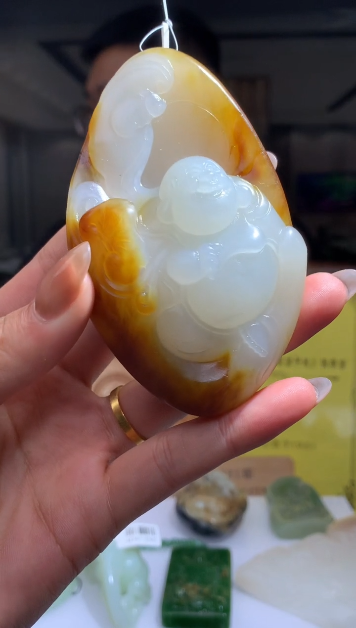 【闪购商品】定制和田玉Boss阳天然和田玉（拍一发一）