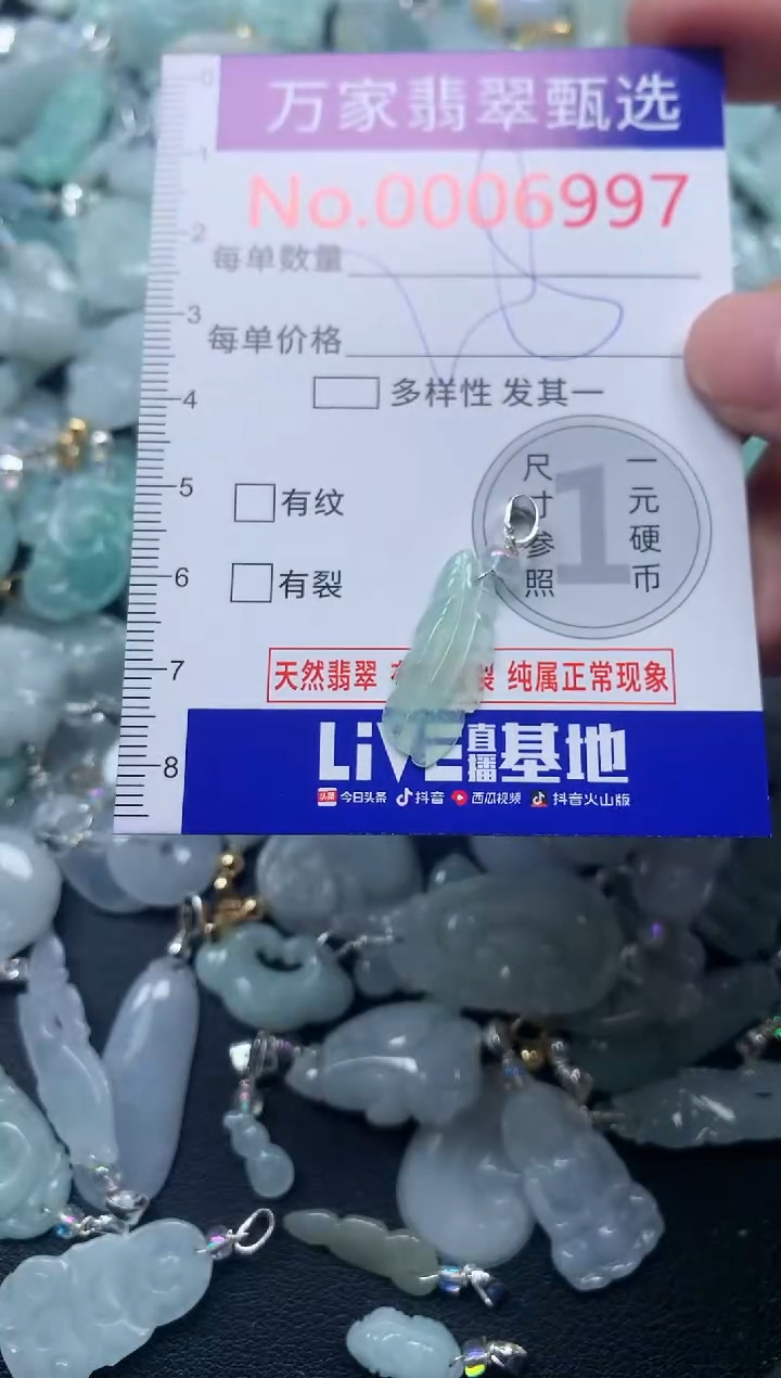 颈饰未镶嵌翡翠6997