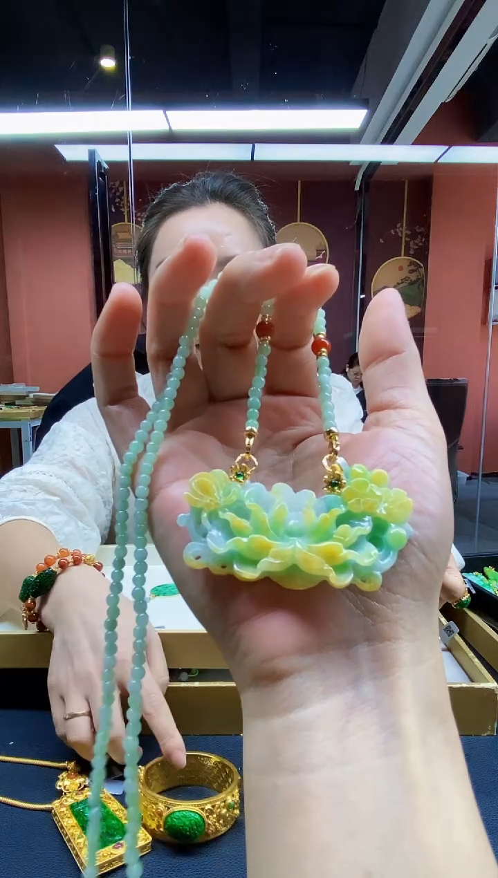 颈饰未镶嵌翡翠翡翠吊坠