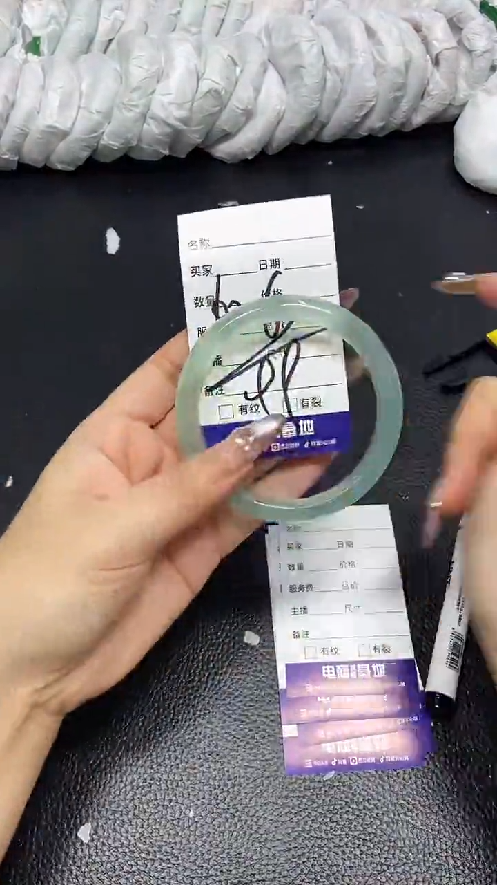 未镶嵌手镯石英质玉时尚美人镯62-63