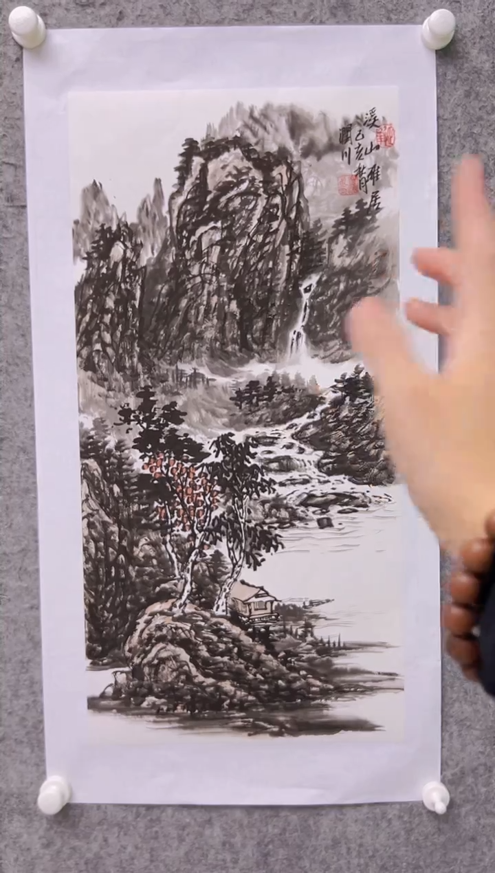 【闪购商品】绘画贺润川-2平尺-国画作品