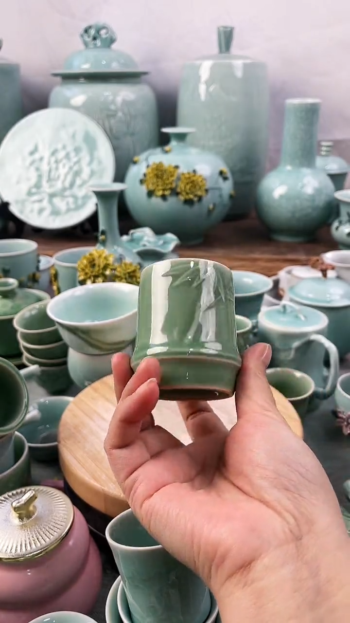 【闪购商品】特价 微瑕 慧仙青瓷