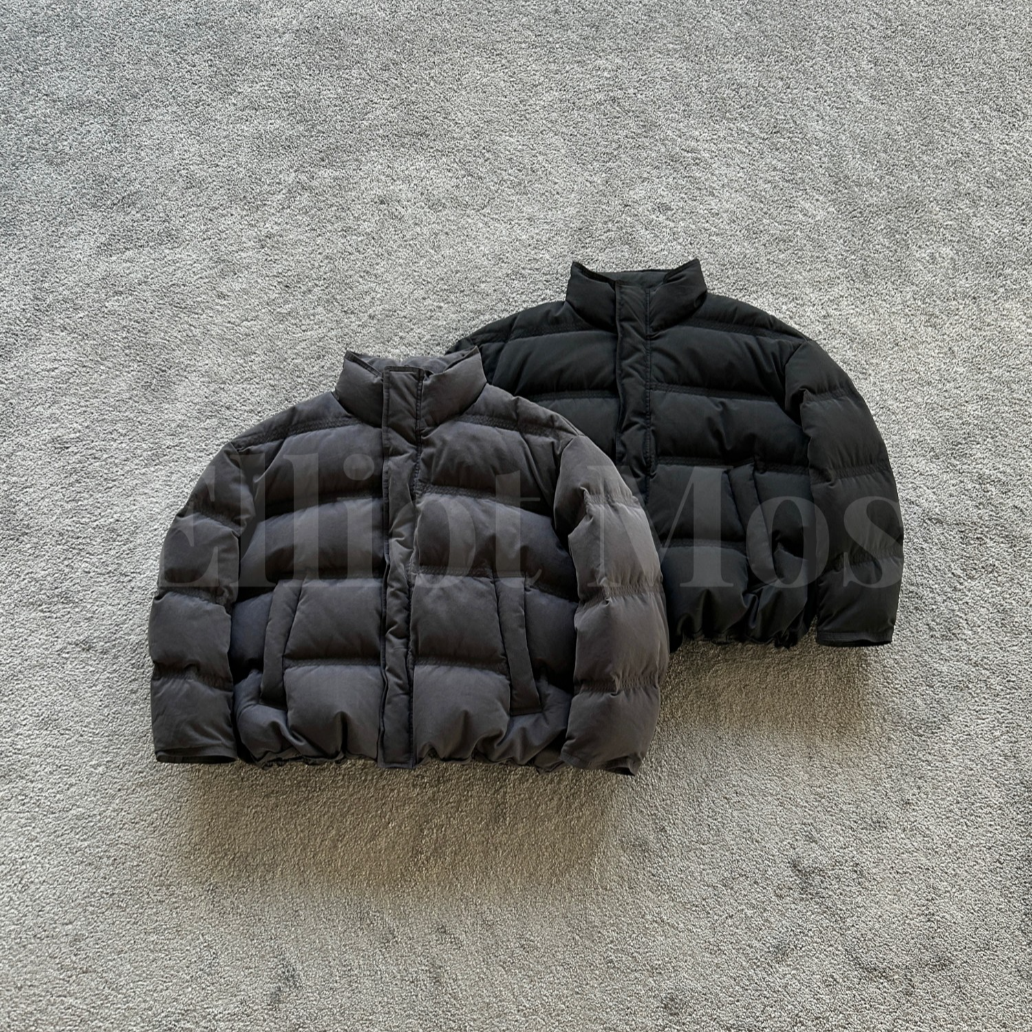 Elliot Mos寒雾锁温~Down Jacket 立领多压线门襟鹅绒服-1499