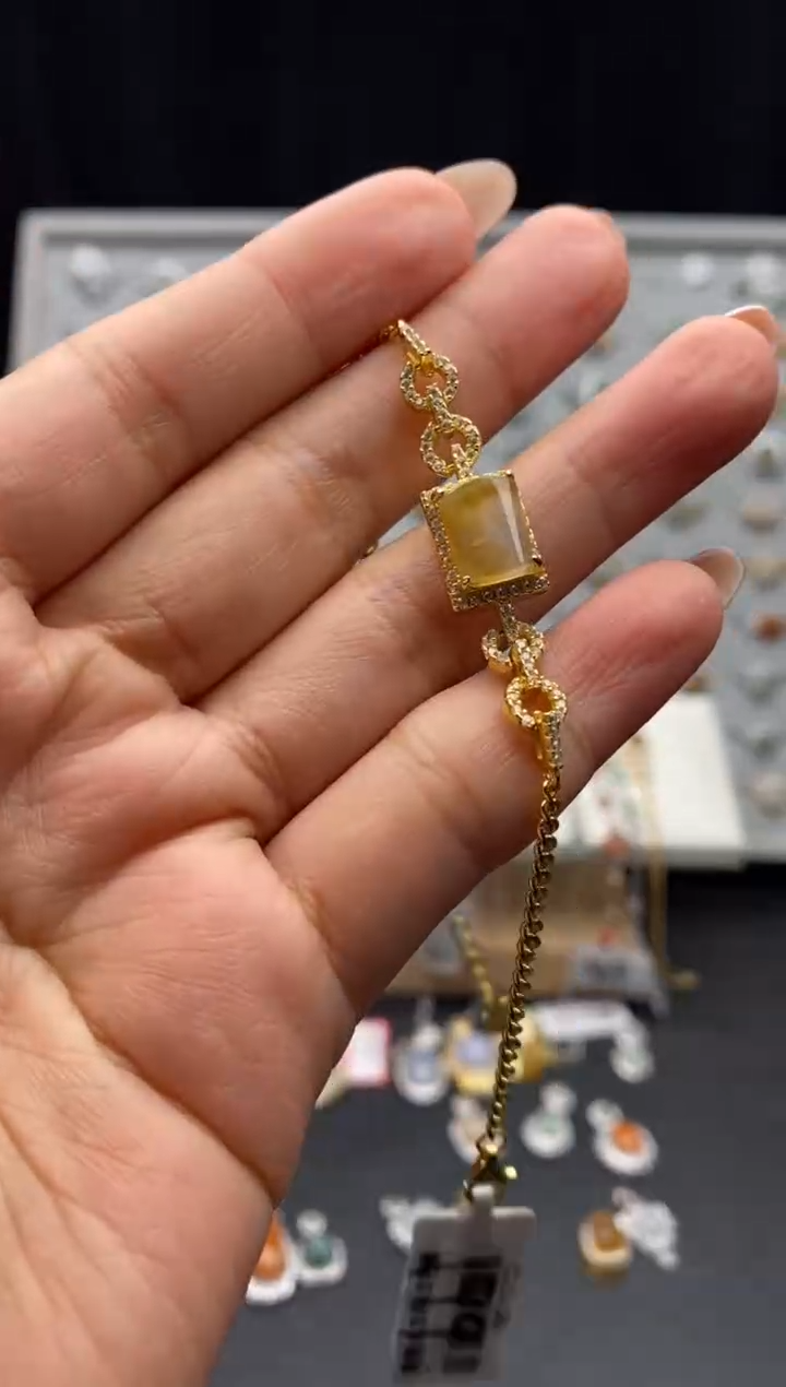 银S925镶嵌戒指翡翠?****～天然A货翡翠
