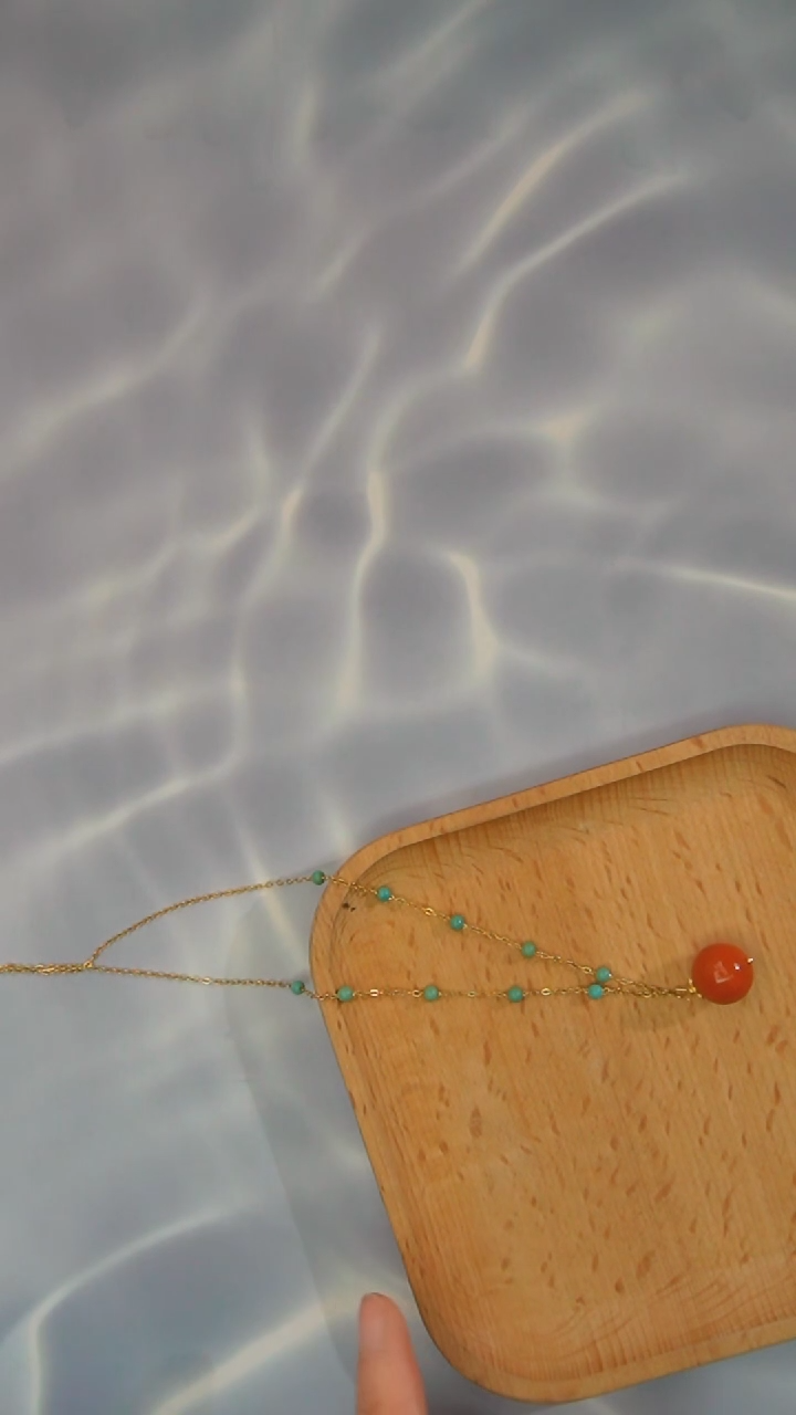 【闪购商品】南红玛瑙项链银S925镶嵌发货一件