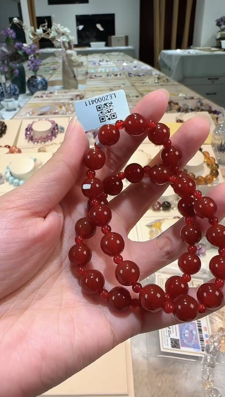 未镶嵌手链玛瑙/玉髓手串