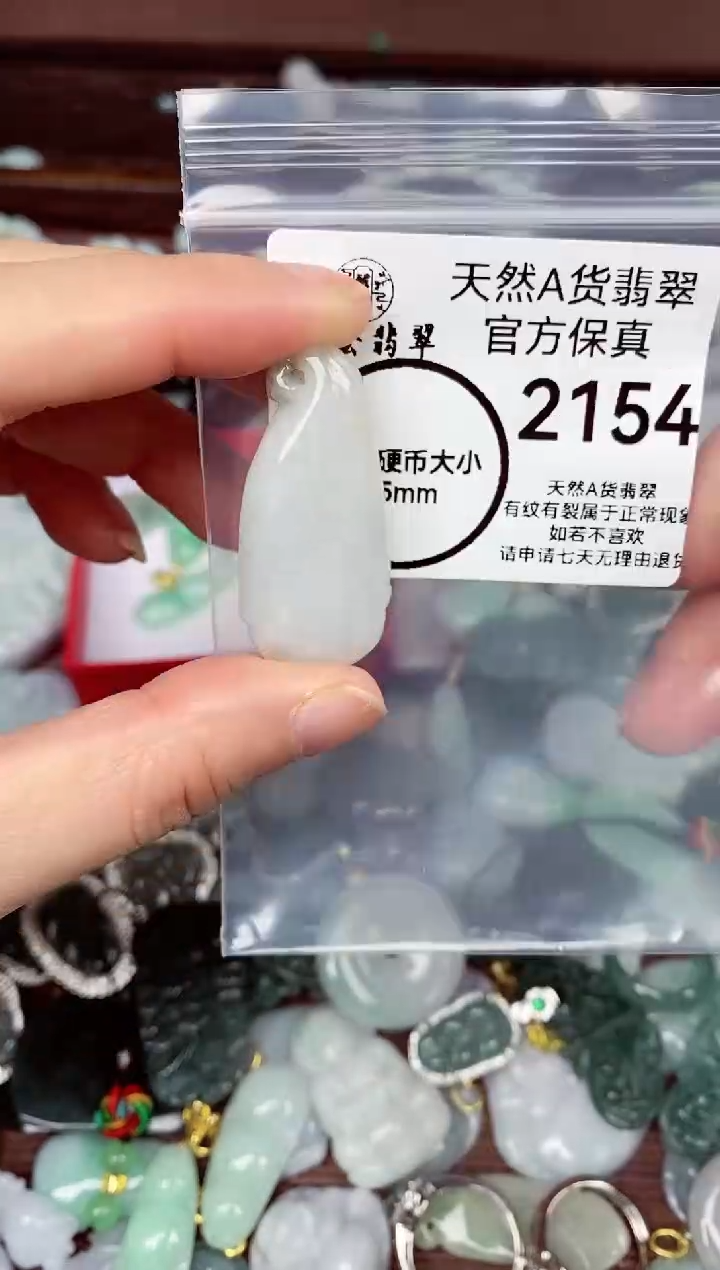 【闪购商品】翡翠颈饰未镶嵌天然A货翡翠2154