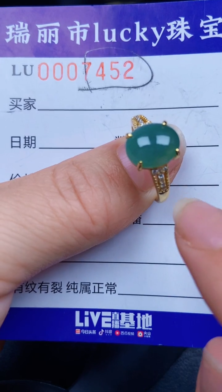 【闪购商品】翡翠颈饰银S925镶嵌7452