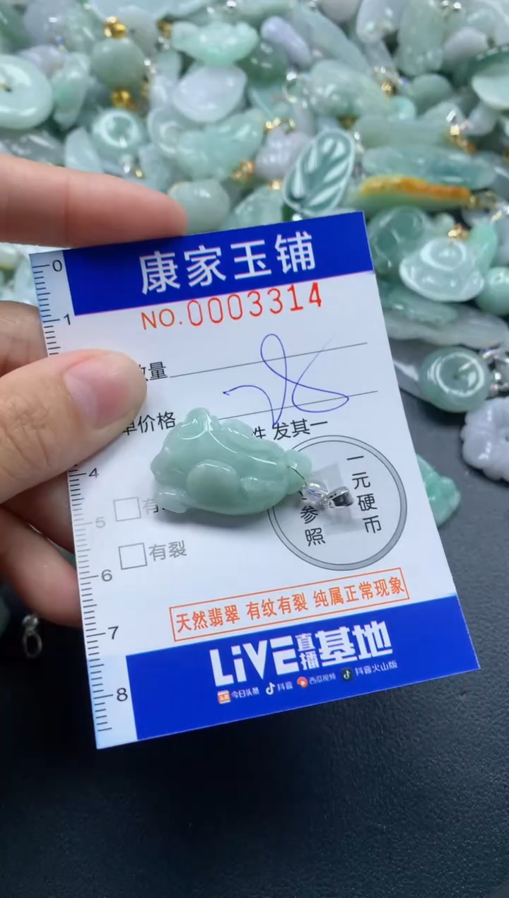 颈饰未镶嵌翡翠3314