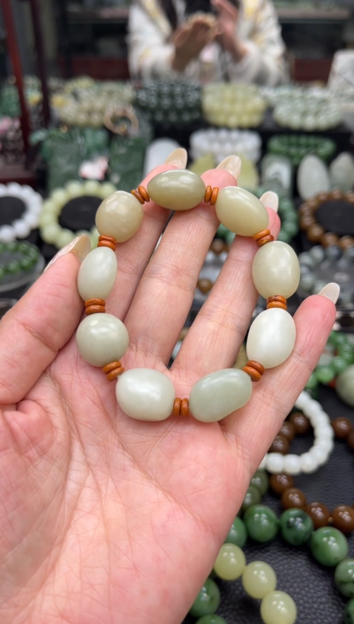 【闪购商品】和田玉手串未镶嵌随行