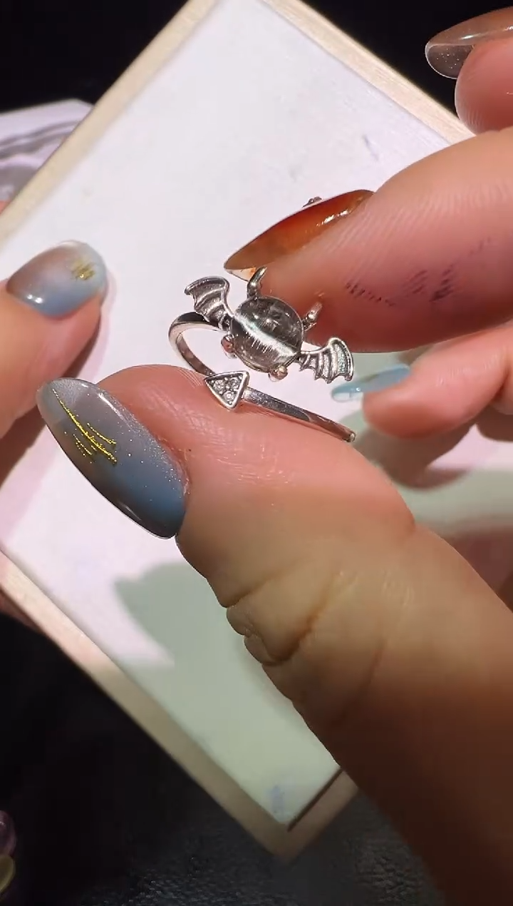 银S925镶嵌戒指水晶?****️发一（01）