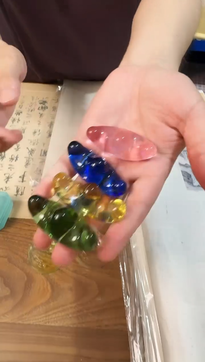 水晶小笔山4个4色